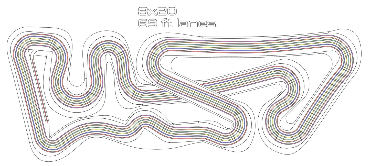 Slot Car Track - COTA 8'x20'