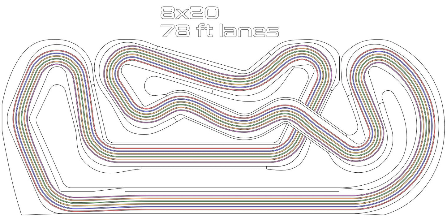 Slot Car Track - Portimao 8'x20'