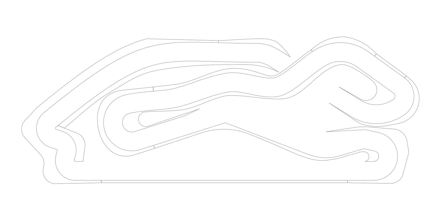 Slot Car Track - 5'x16' Miami GP