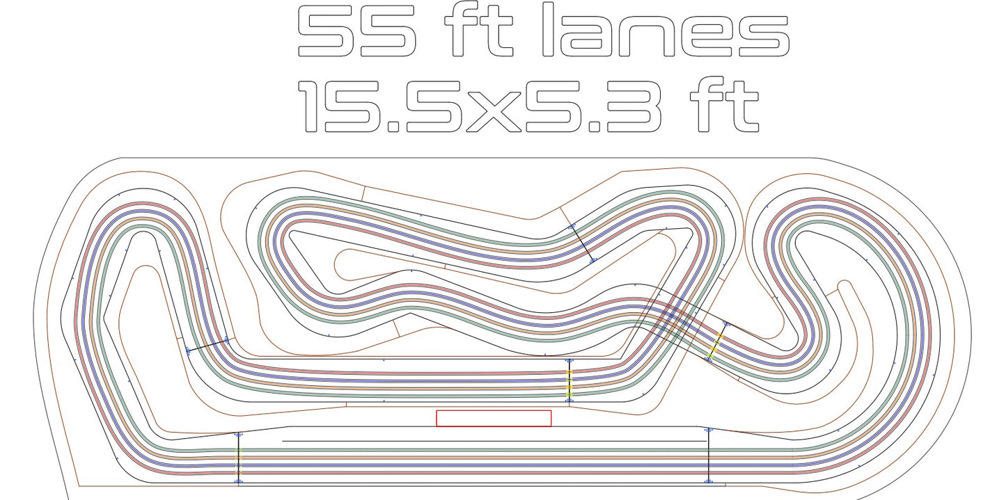 Slot Car Track - 5'x16' Portimao