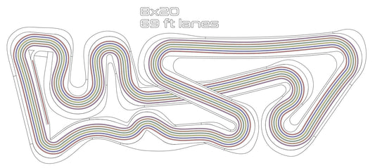 Slot Car Track - COTA 8'x20'