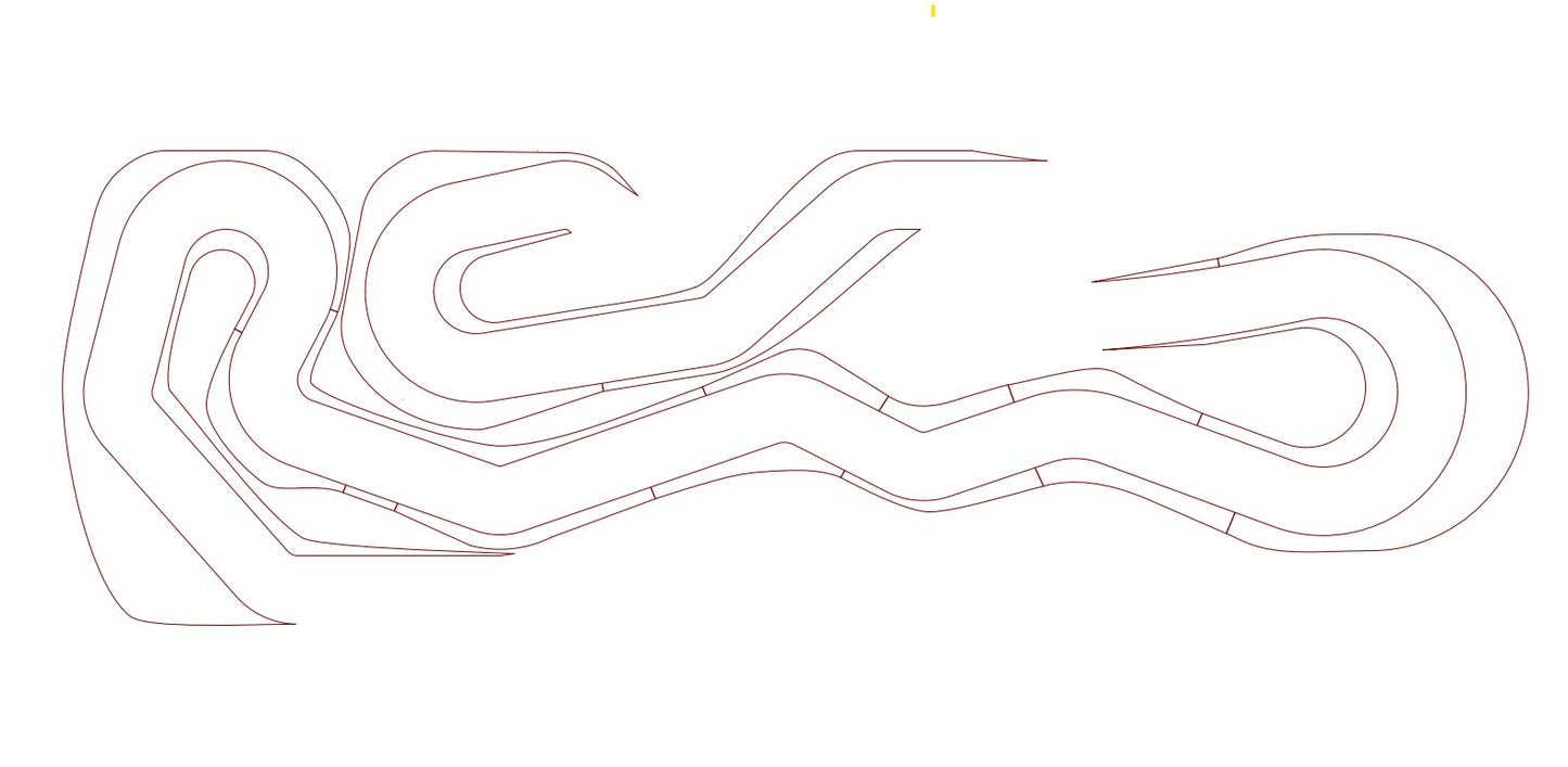 Slot Car Track - 5'x16' Canton GP