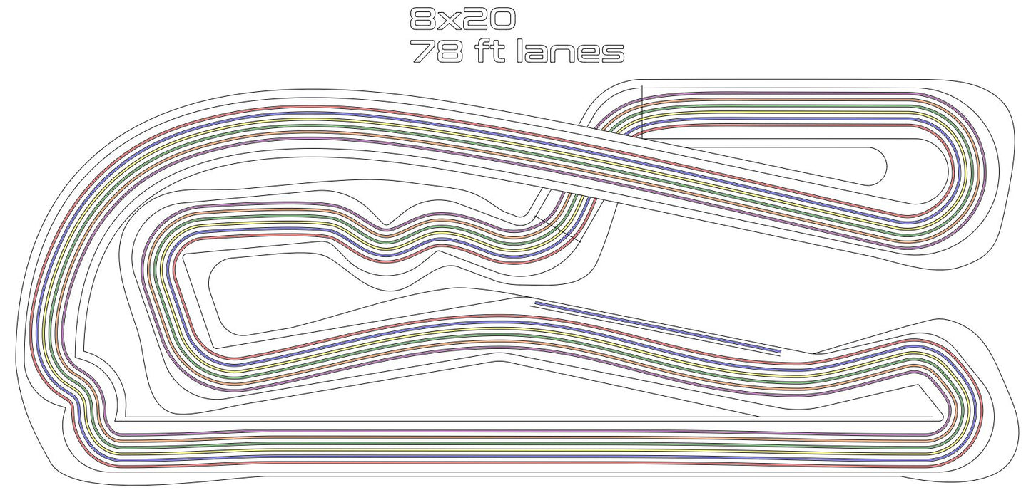 Slot Car Track - Miami GP 8'x20'