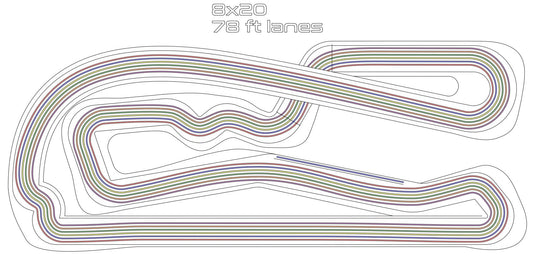 Slot Car Track - Miami GP 8'x20'