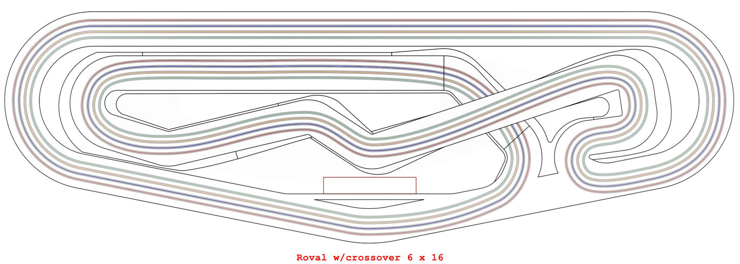 1/64 Scale Slot Car HO Race Tracks