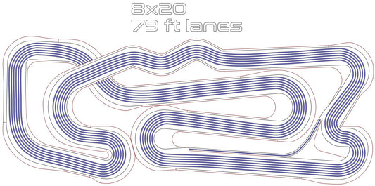 Slot Car Track - Silverstone 8'x20'
