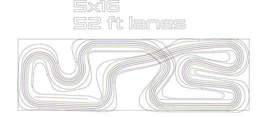 Slot Car Track - 5'x16' Watkins Glen