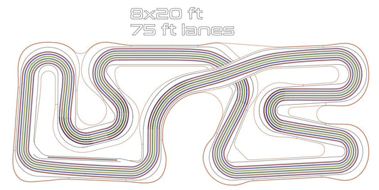 Slot Car Track - Watkins Glen 8'x20'